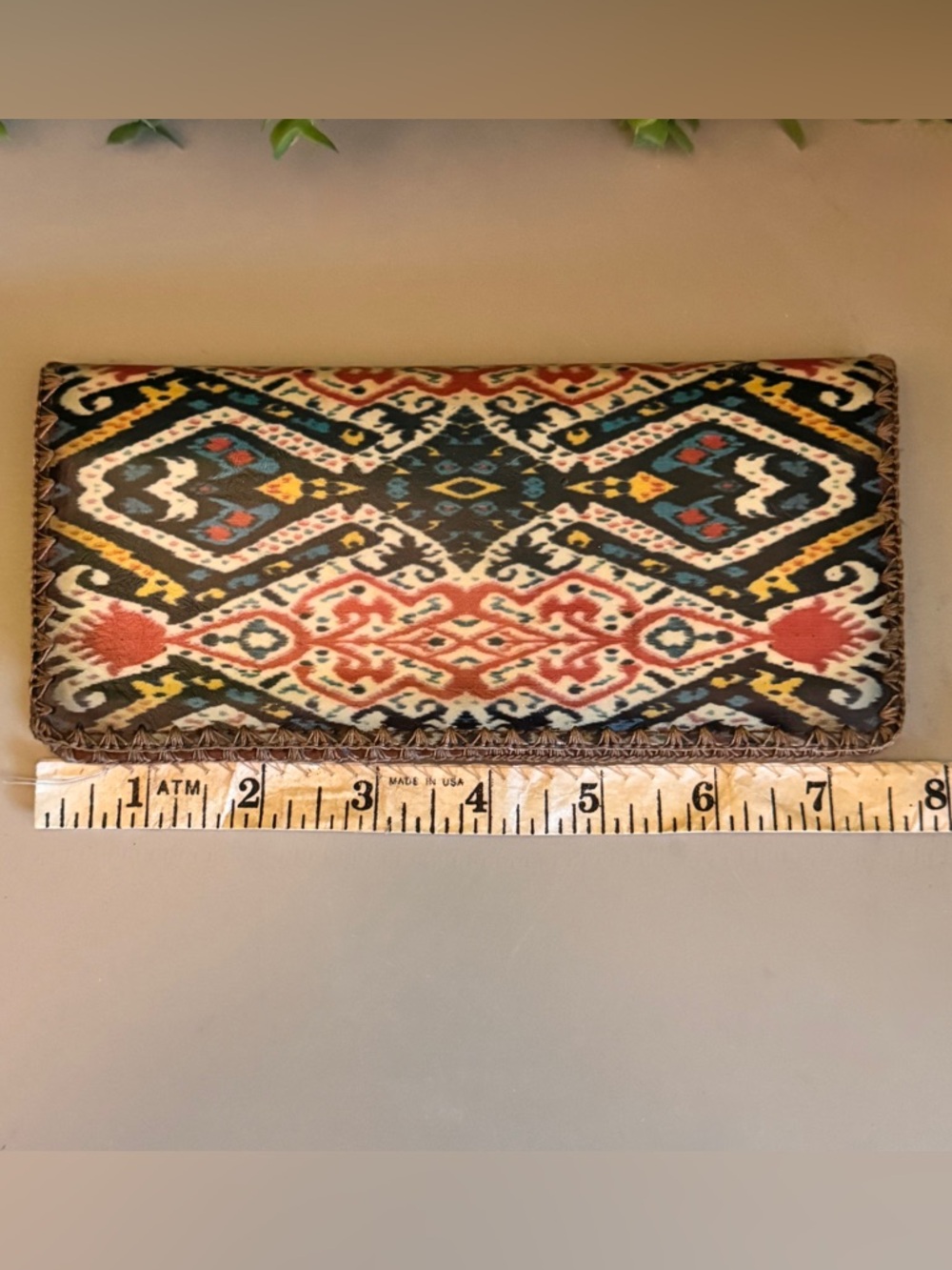 Mlavi Boho Patterned Zip-Around Wallet - Multicol… - image 5